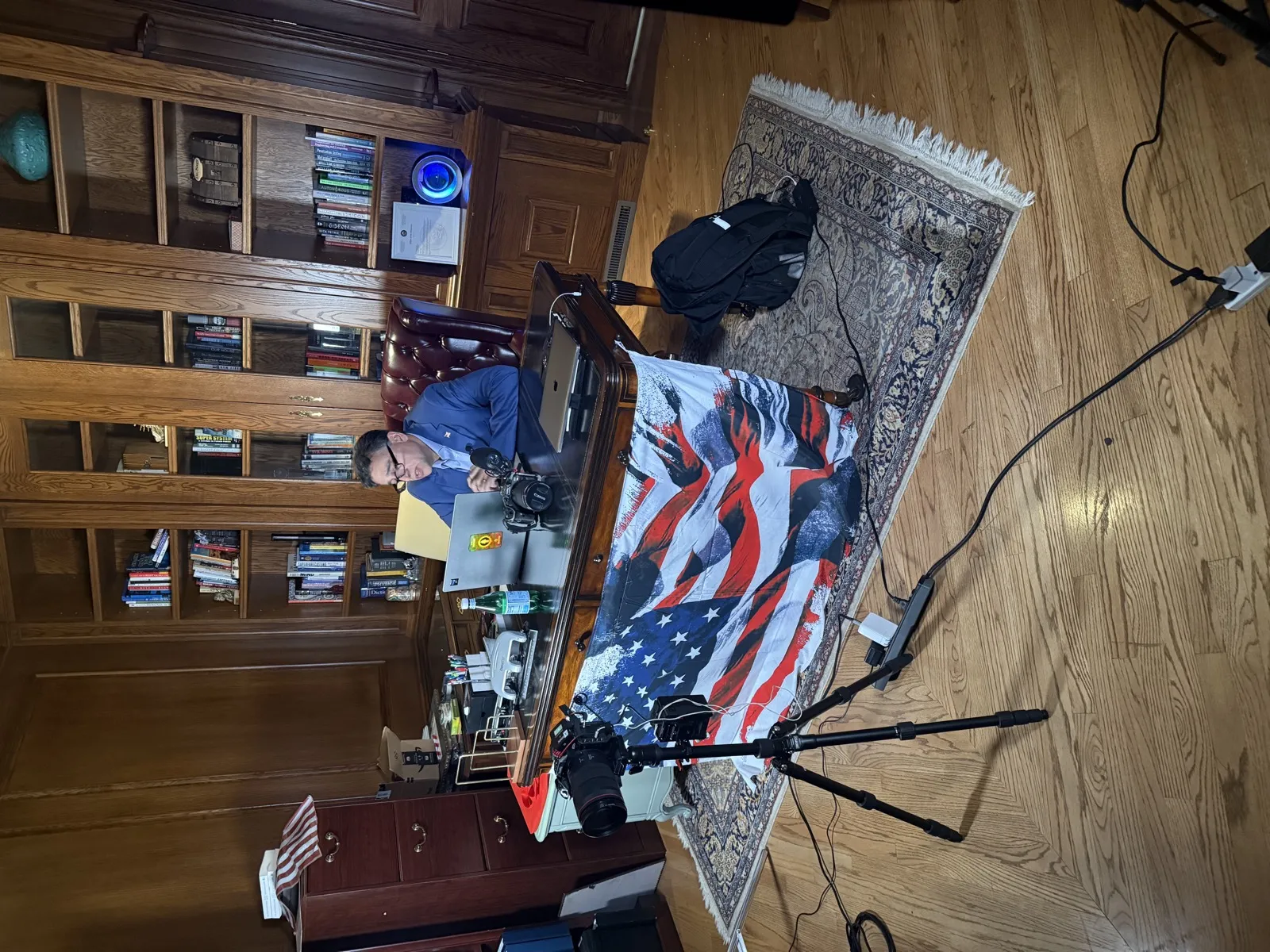 The Podcast Mansion — Studio setup